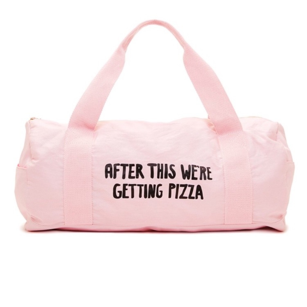 Ban.do "after this we are getting pizza" duffle